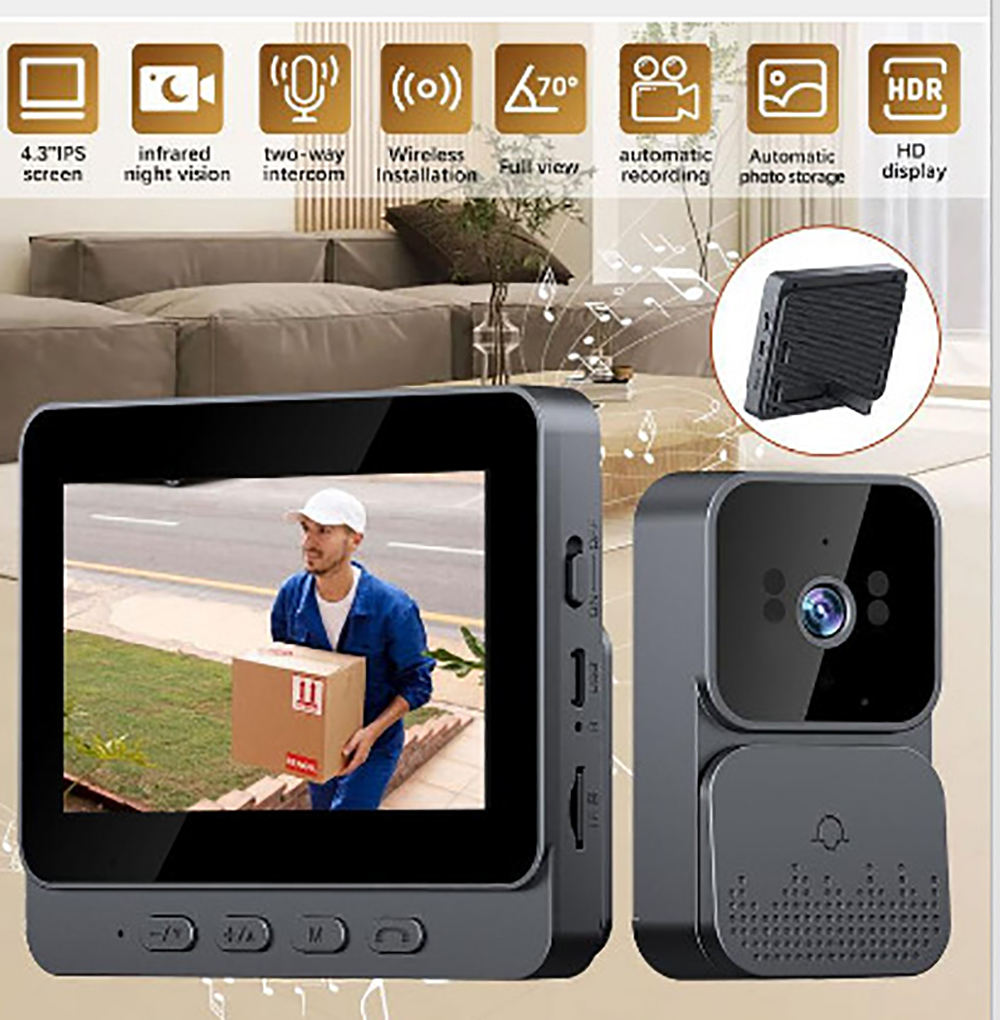 Smart Home Video - ﻿ 4G 비디오 인터콤 카메라, 야간