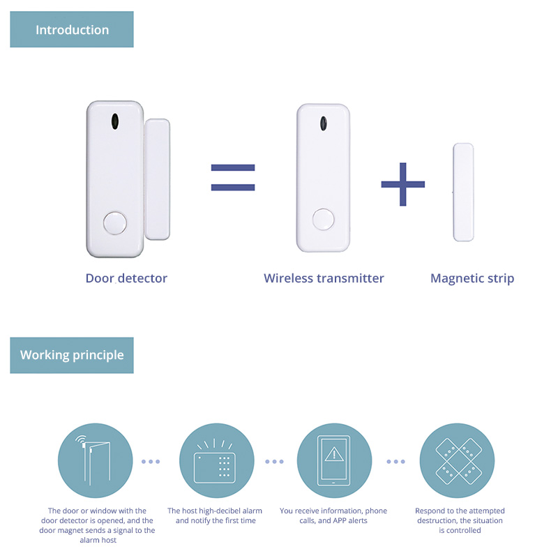 D10 창문 센서 알람 433MHz 무선 자석 센서 감 - Wireless Door Sensor 리뷰 및 가격