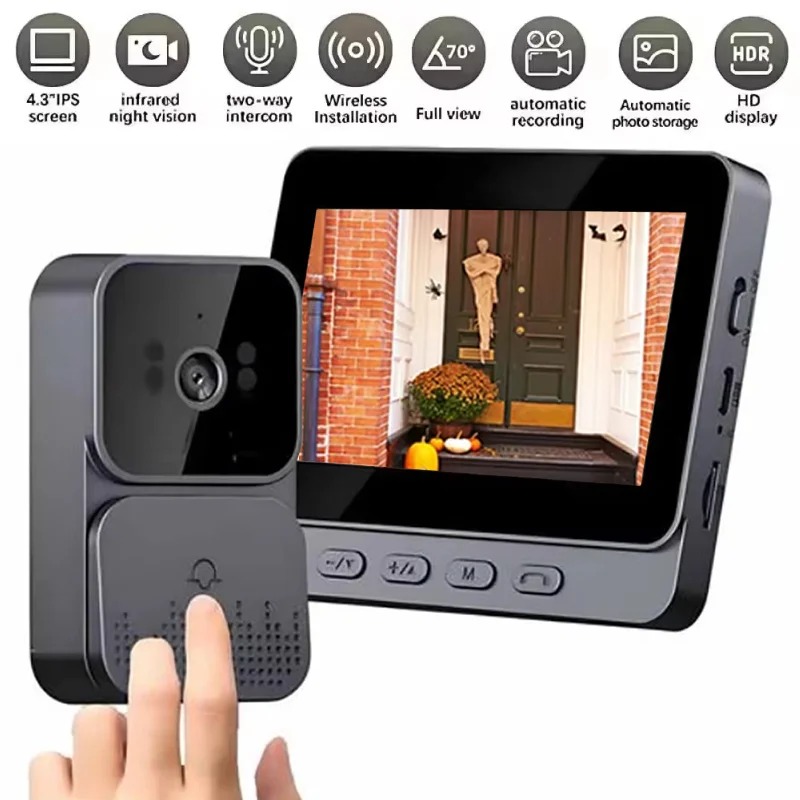 스마트 무선 4G 비디오 인터콤 카메라, 야간 투시 기 - Smart Home Video 리뷰 및 가격