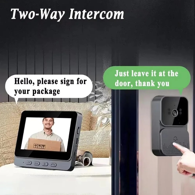스마트 무선 4G 비디오 인터콤 카메라, 야간 투시 기 - Smart Home Video 리뷰 및 가격