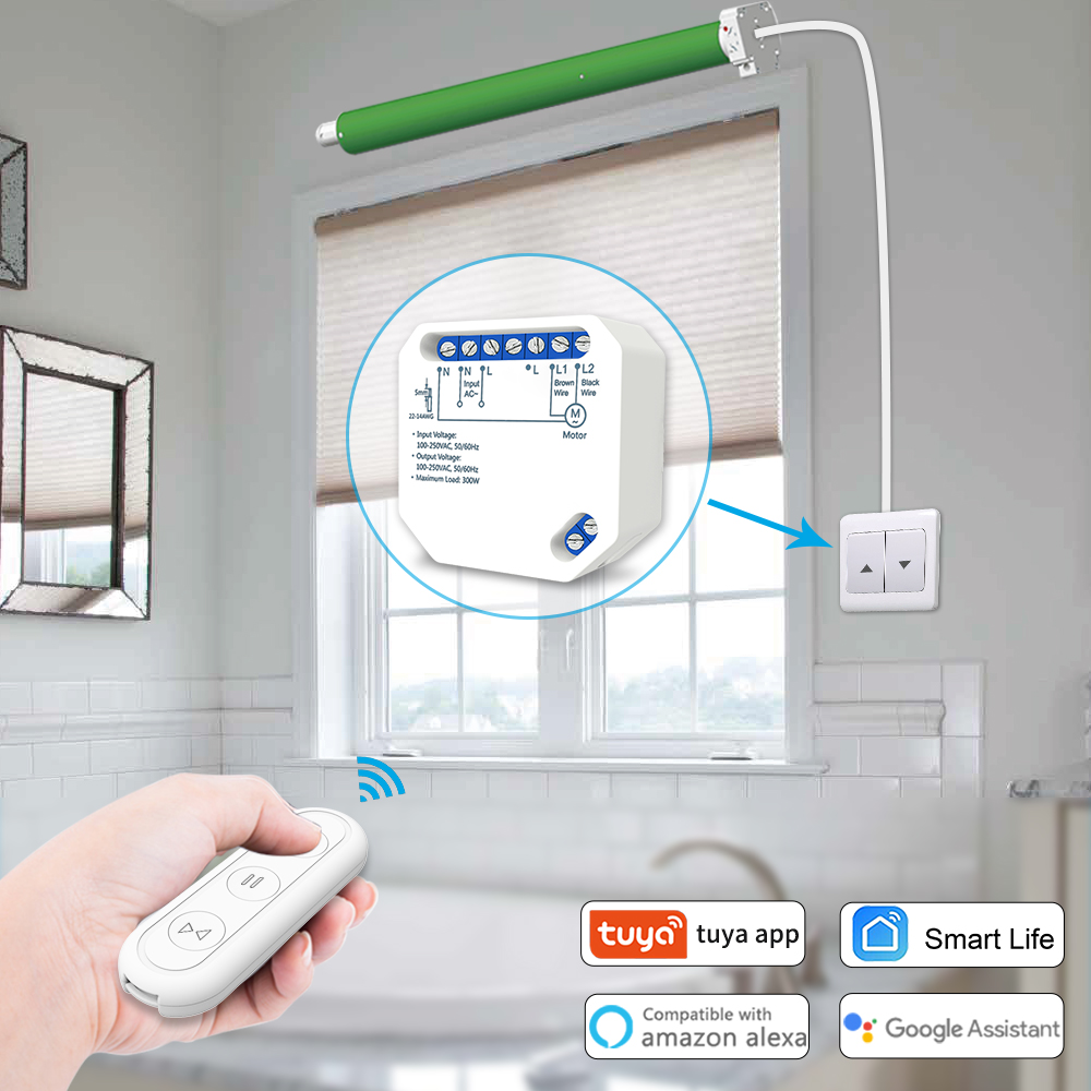 Tuya 스마트 라이프 커튼 스위치 모듈 원격 제어 블 - Universal Remote Smart Home 리뷰 및 가격