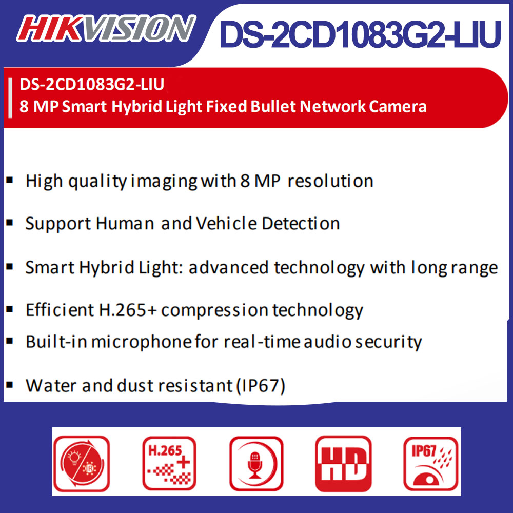 Hikvision DS-2CD1083G2-LIU 8MP - Smart Home Camera Ezviz 리뷰 및 가격